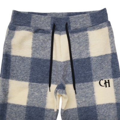 キャプテンズヘルム ブロック チェック フリース パンツ