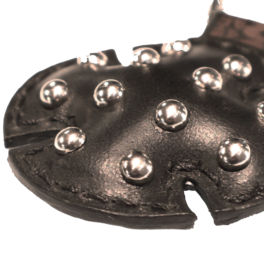 ロス オリジナル ハンダブ アイアンクロス レザーキーホルダー