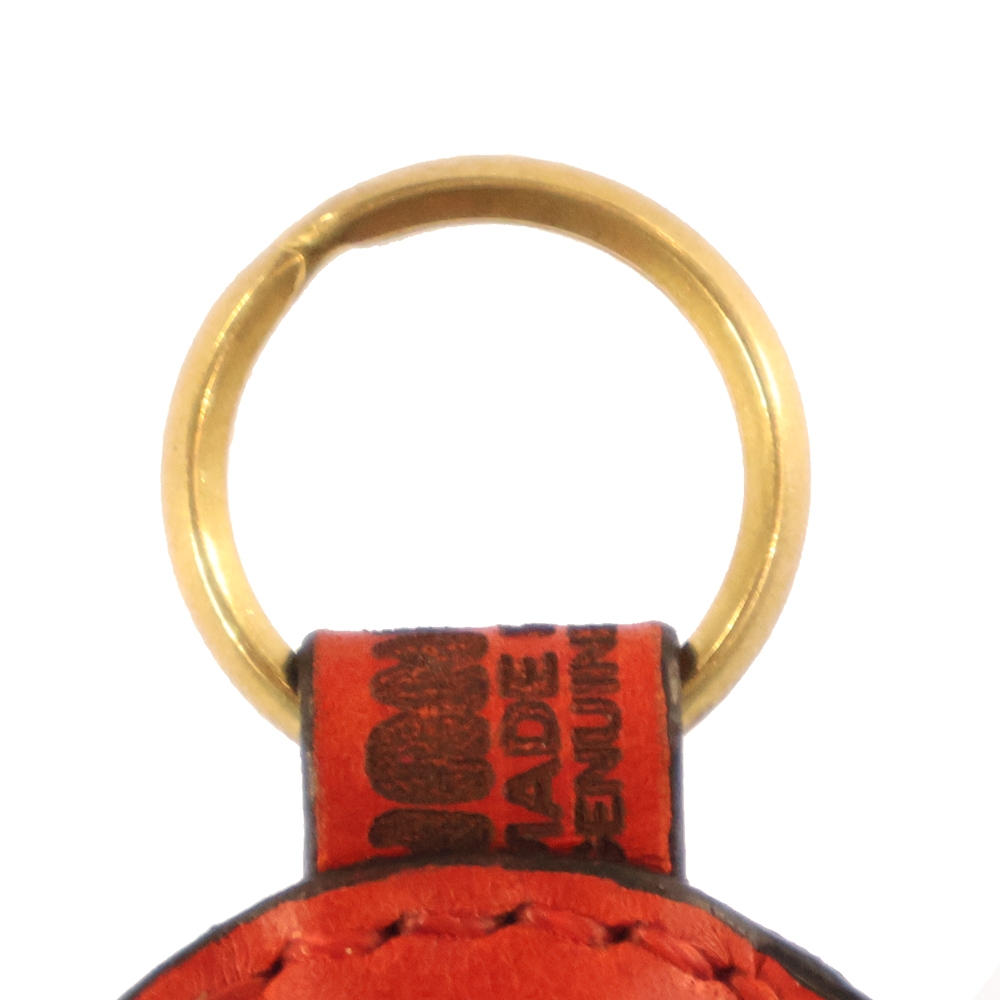 ロス オリジナル ハンダブ アイアンクロス レザーキーホルダー