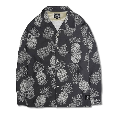 ドレス ヒッピー パイナップル ロングスリーブ シャツ