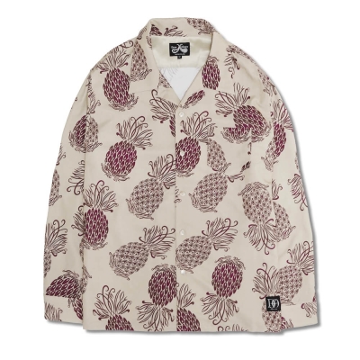 ドレス ヒッピー パイナップル ロングスリーブ シャツ