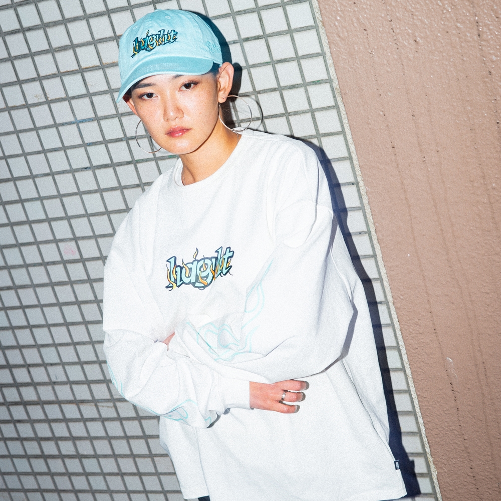 ヘイト フレームス ロゴ ロングスリーブ ティー | HAIGHT FLAMES LOGO 