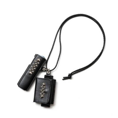 [BikaBika]アイアンクロス　スタッズ　レザー　ケース アイアンクロス スタッズ レザー コインケース - メルカリ