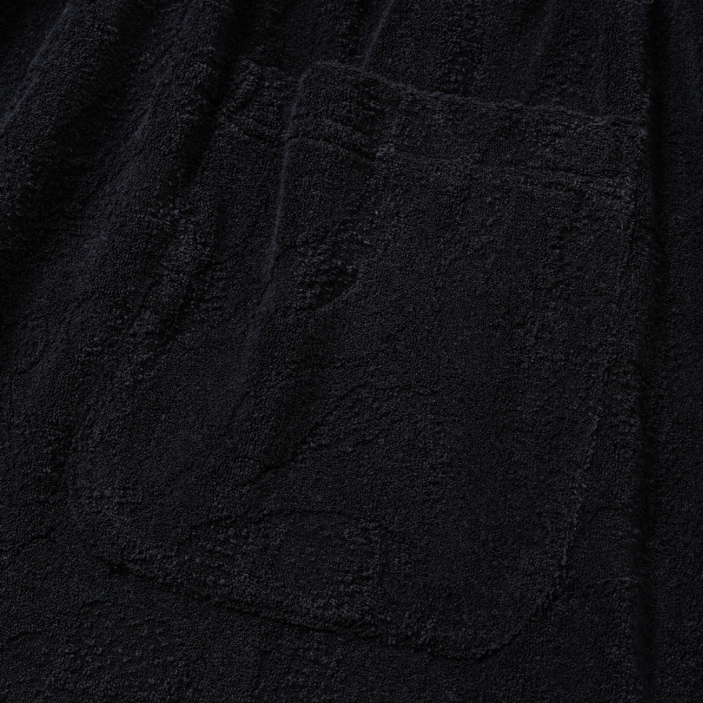 キャリー スネーク パターン ジャガード パイル リラックス ショーツ