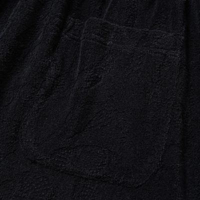 キャリー スネーク パターン ジャガード パイル リラックス ショーツ