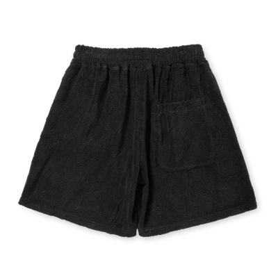 キャリー スネーク パターン ジャガード パイル リラックス ショーツ