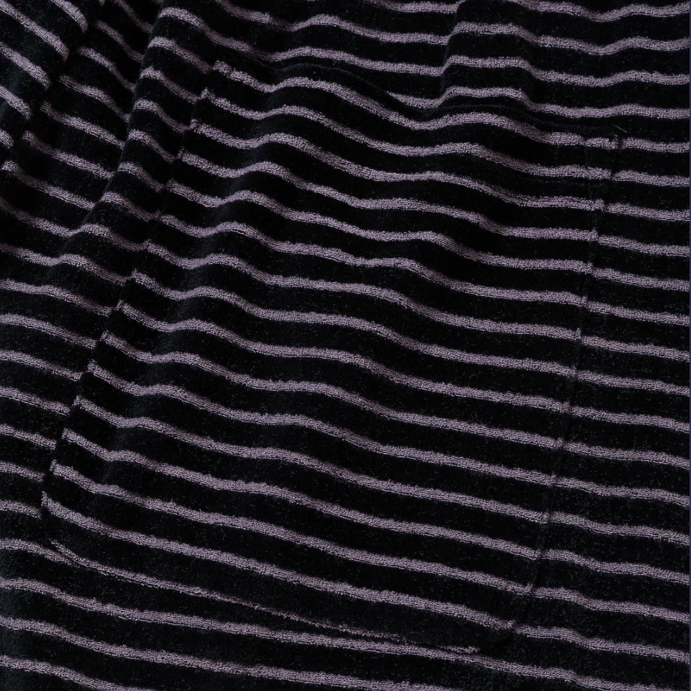 キャリー ボーダー ベロア パイル リラックス ショーツ