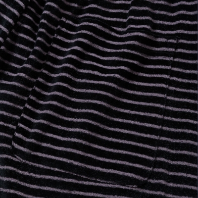 キャリー ボーダー ベロア パイル リラックス ショーツ