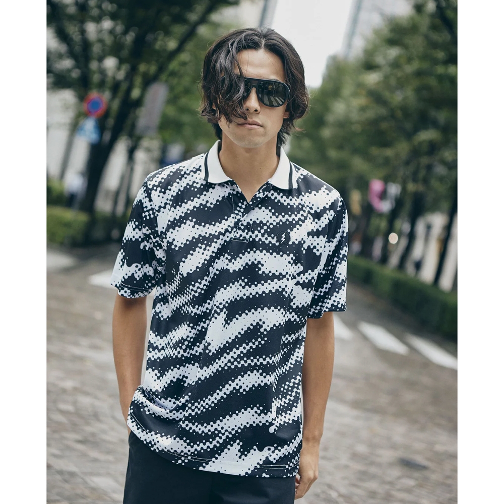 エレクトリック ドットカモ ドライ ショートスリーブ ポロ