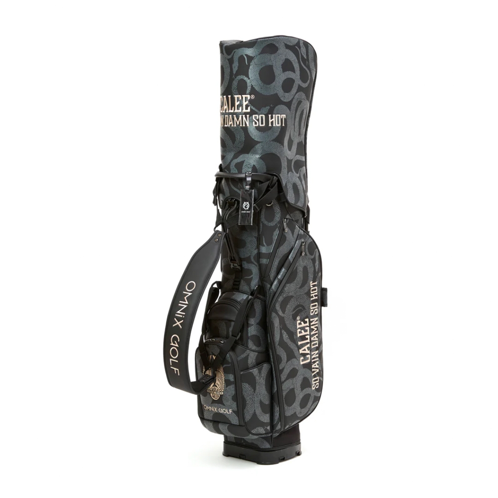 キャリー × オムニックス ゴルフ スネーク パターン キャディー バッグ