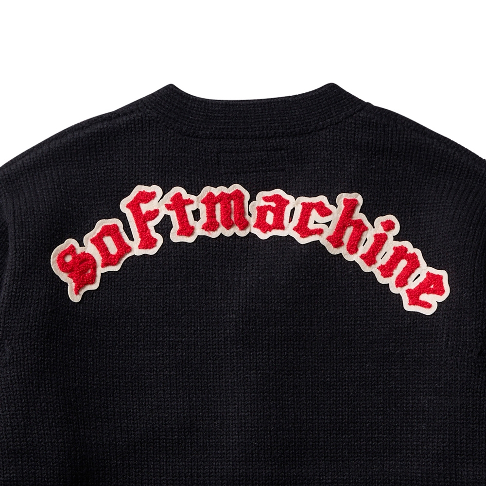 ソフトマシーン クレスト カーディガン