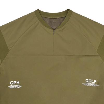 キャプテンズヘルム ゴルフ ウォータープルーフ ショートスリーブ プル