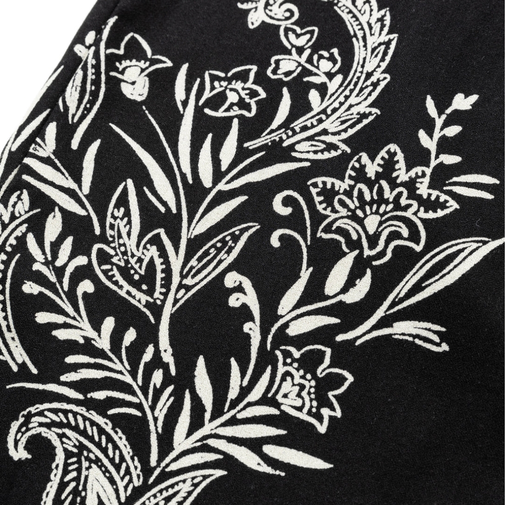 キャリー フラワー パターン リラックス パンツ