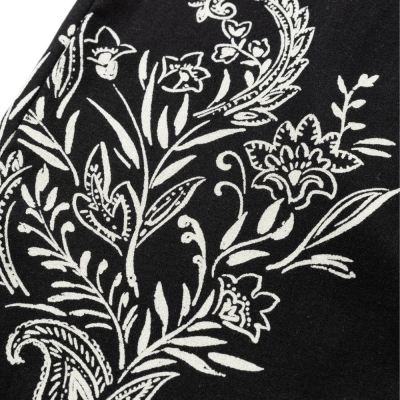 キャリー フラワー パターン リラックス パンツ