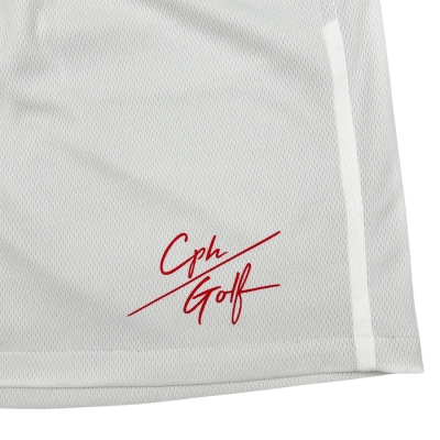 キャプテンズヘルム ゴルフ スラッシュ ロゴ メッシュ ショート