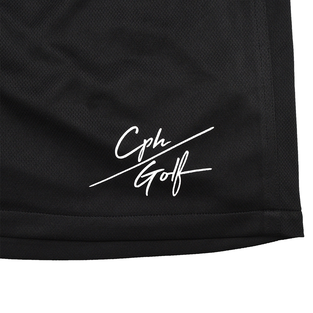 キャプテンズヘルム ゴルフ スラッシュ ロゴ メッシュ ショート