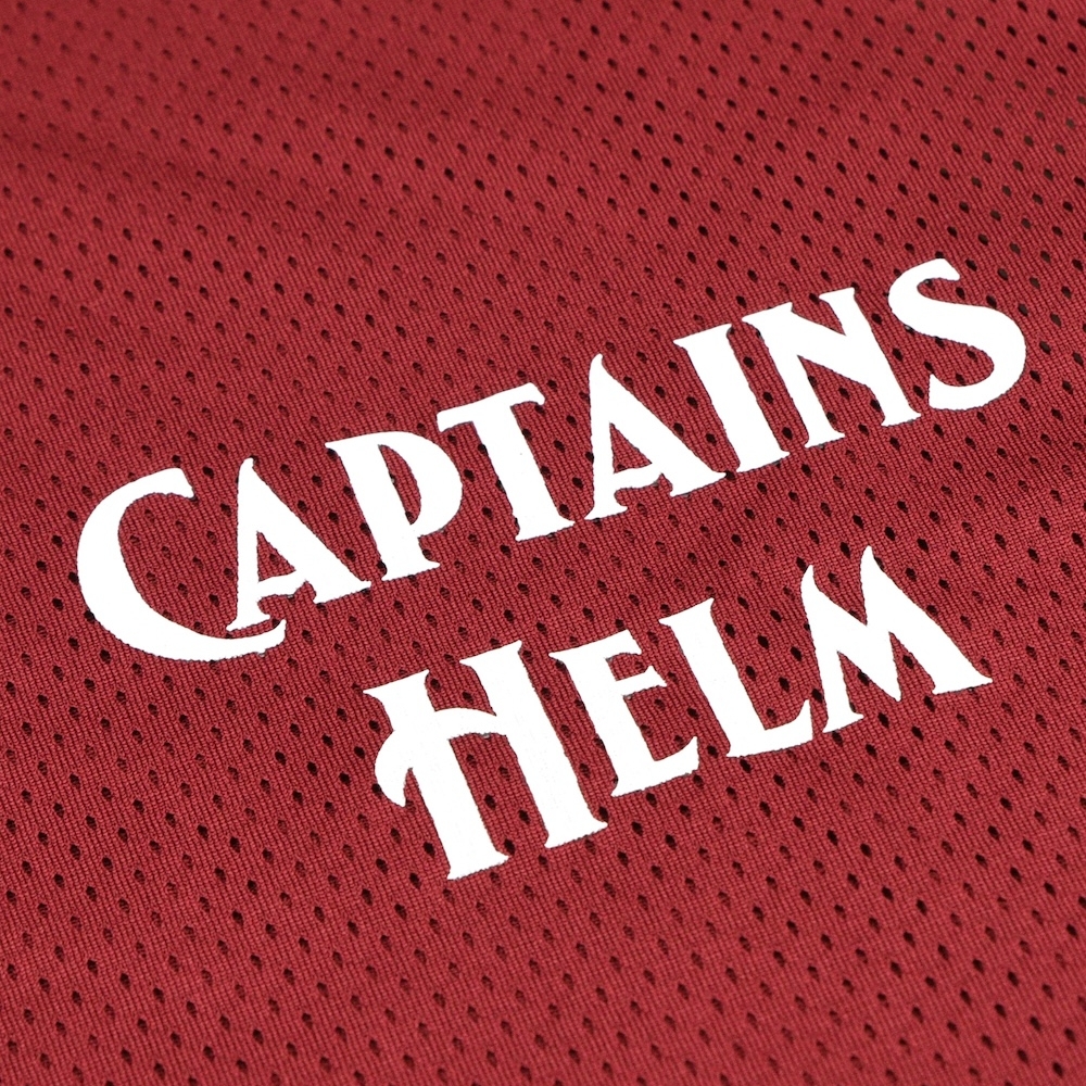 キャプテンズヘルム ヘンリー ネック メッシュ Tシャツ