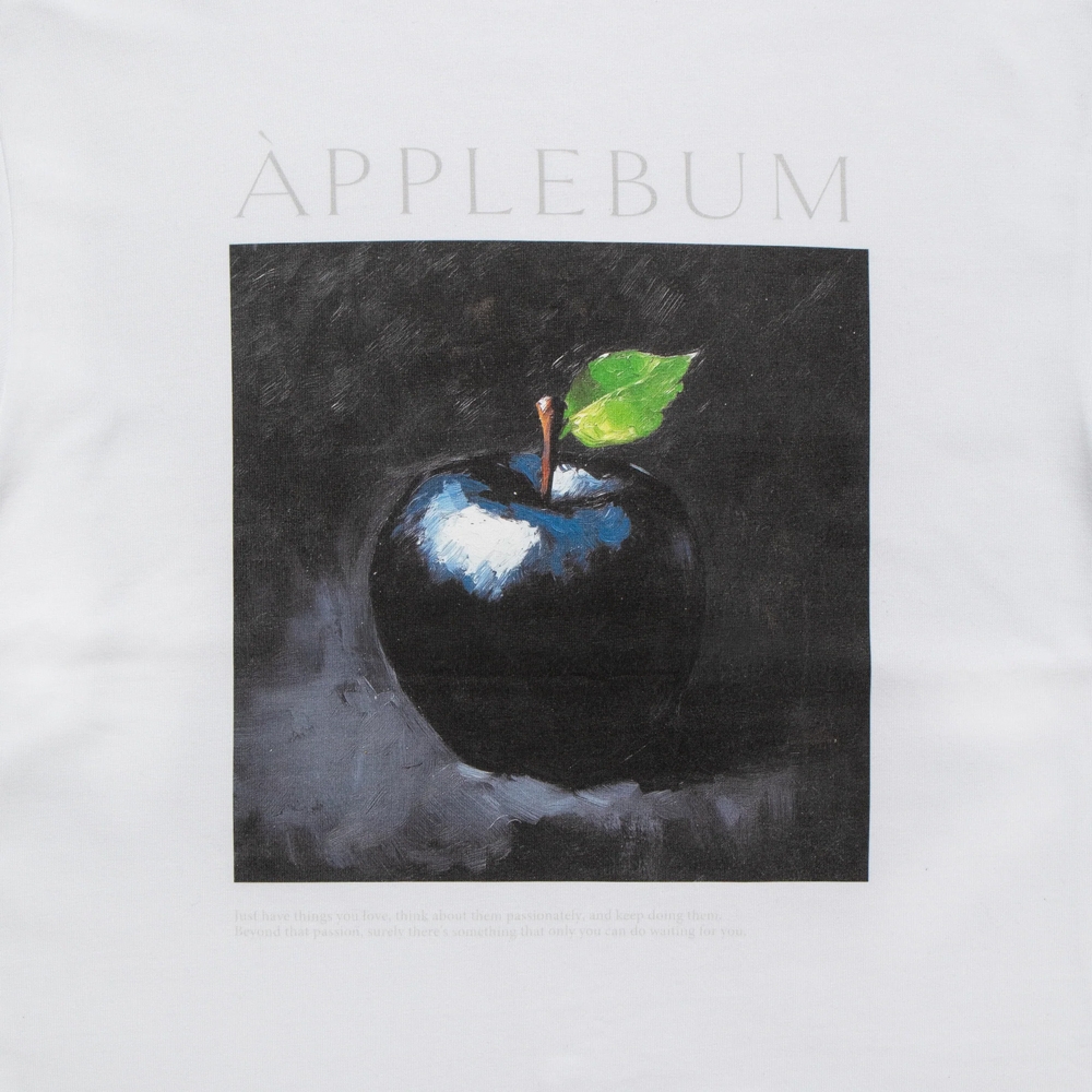 アップルバム "ブラック アップル" T-シャツ 12オンス