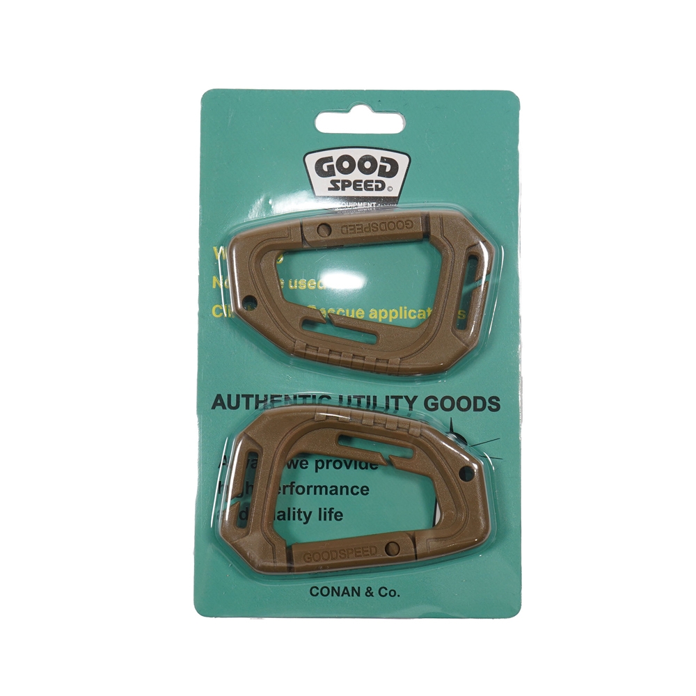グッドスピード イクイップメント 2パック カラビナ