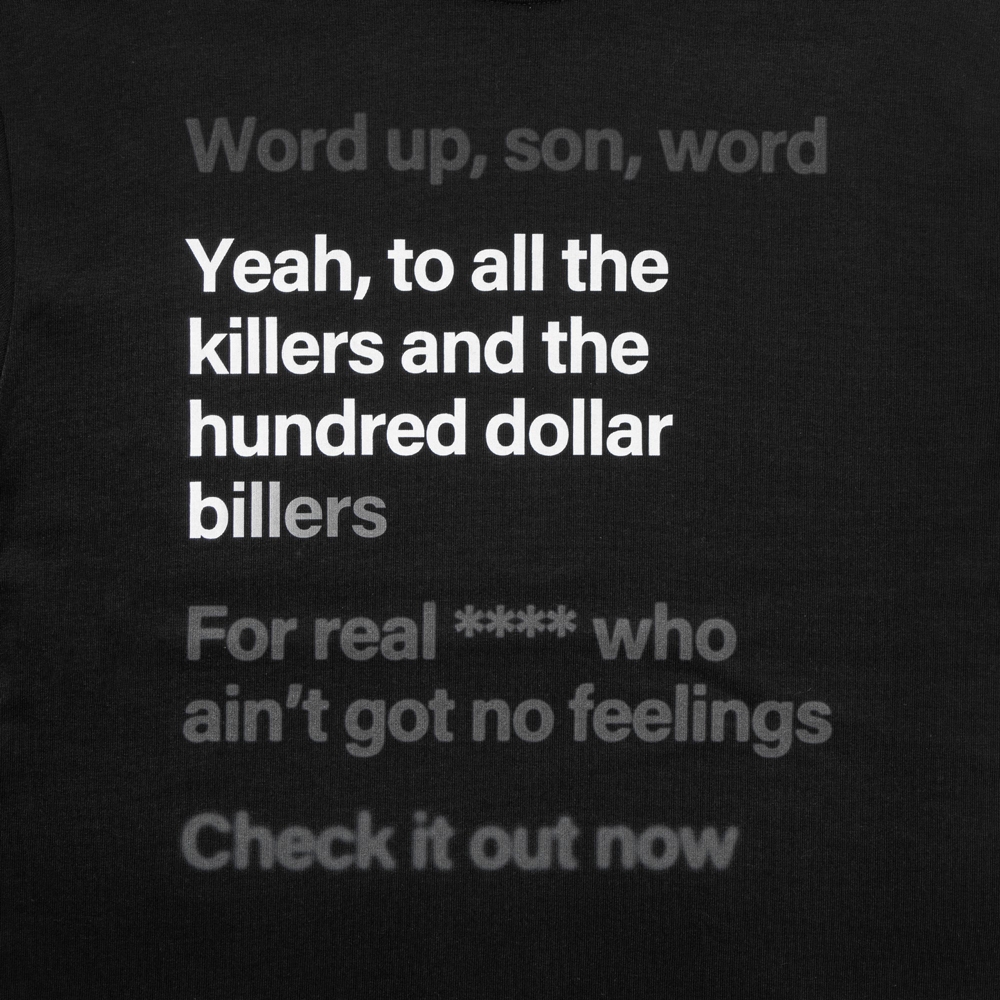 アップルバム “インフォマス イントロ” T-シャツ 12オンス