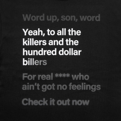 アップルバム “インフォマス イントロ” T-シャツ 12オンス