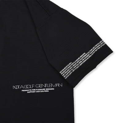 キャプテンズヘルム ゴルフ ブリーザブル ワッフル モック ネック ティー