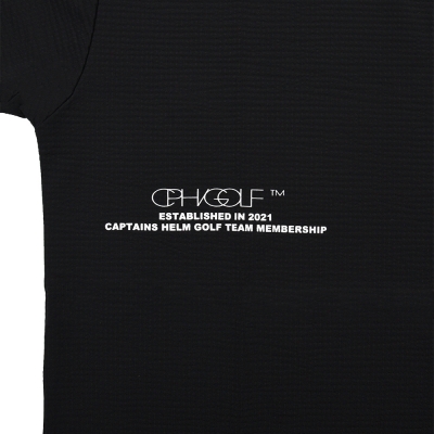 キャプテンズヘルム ゴルフ ブリーザブル ワッフル モック ネック ティー