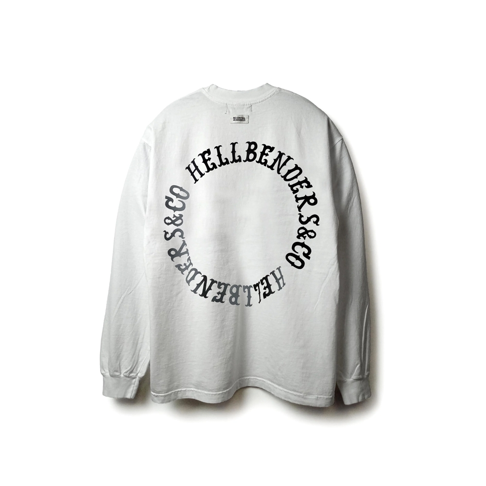 ヘルベンダース サークル ロゴ ロングスリーブ ティー