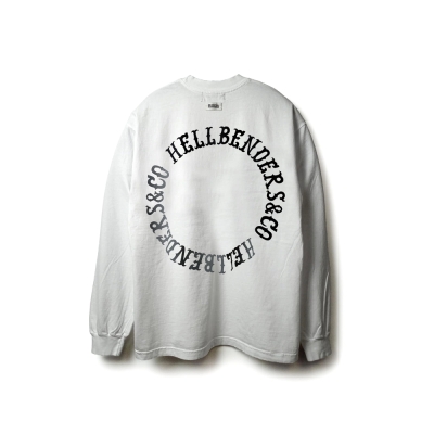 ヘルベンダース サークル ロゴ ロングスリーブ ティー