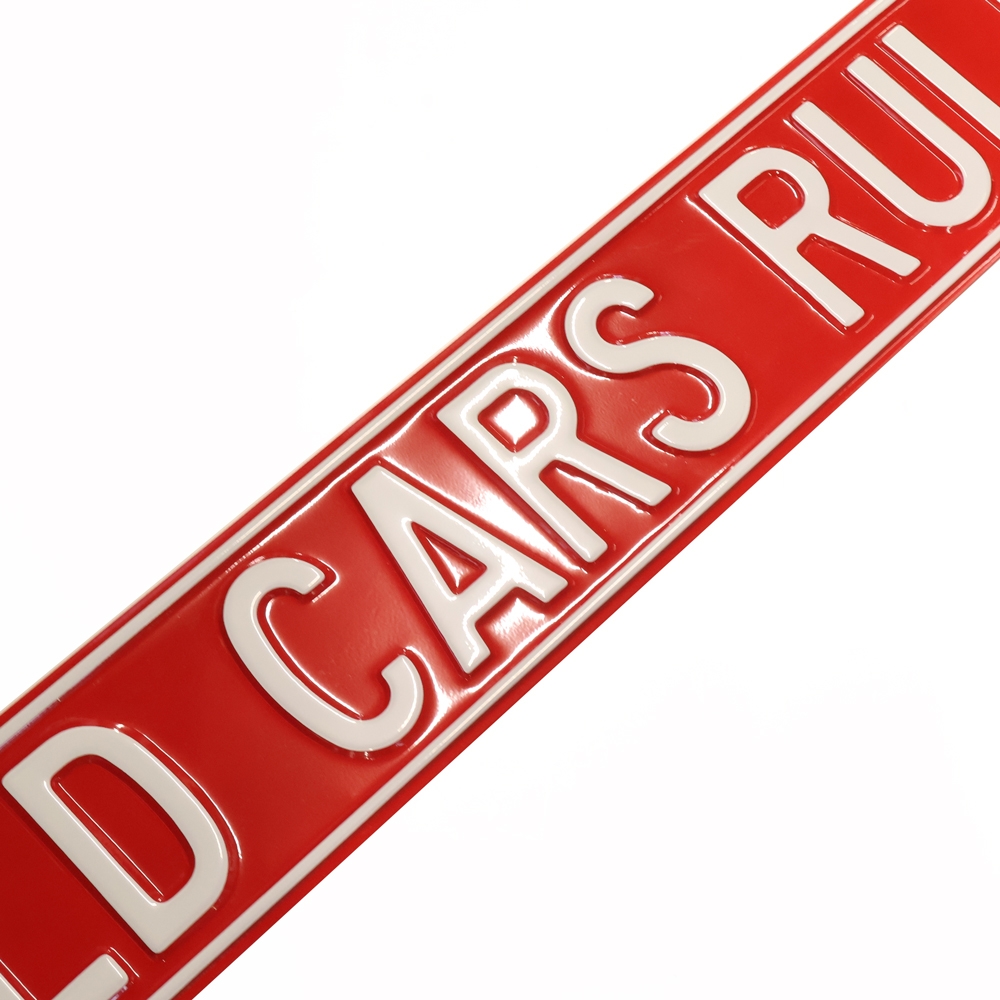 L.A.買い付け商品 サインボード “オールド カーズ ルール“