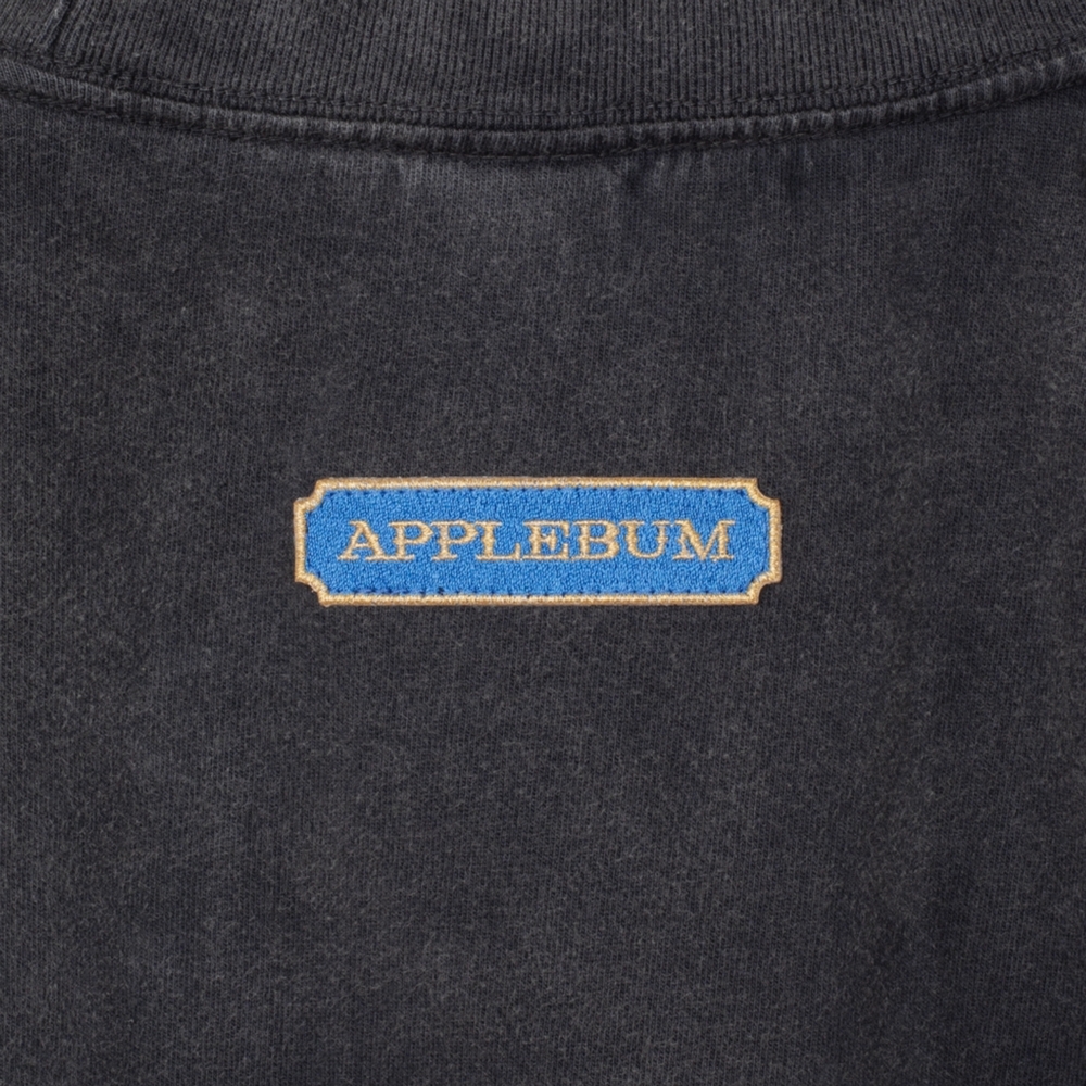 アップルバム “デスロウ レコーズ” ピグメント ダイド ティーシャツ