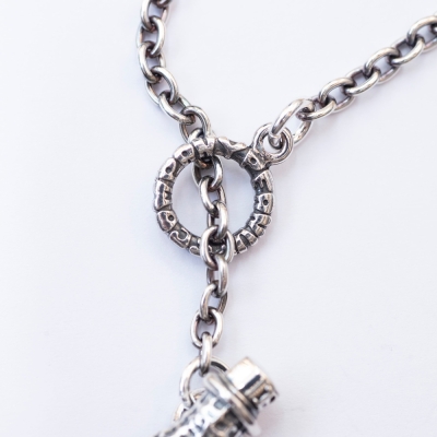 ピーナッツカンパニー ベロ タトゥー ピーナッツ Sサイズ シルバーチェーン 50cm