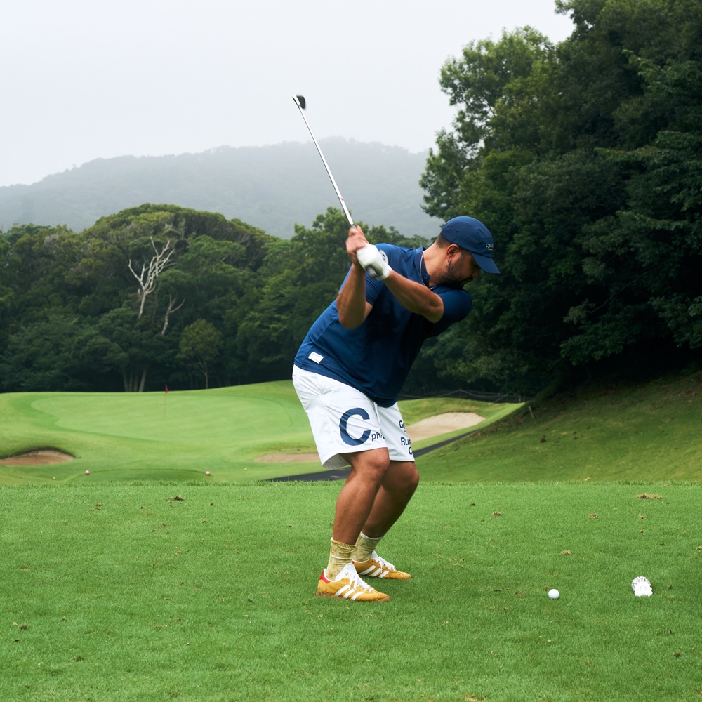 キャプテンズヘルム ゴルフ ランニング クラブ ヘンリー メッシュ ポロ