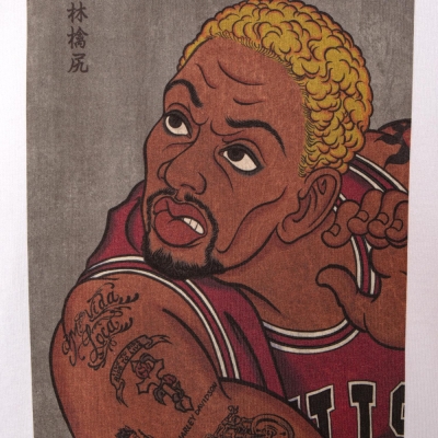 アップルバム “ワーム” 浮世絵 ロングスリーブ Tシャツ