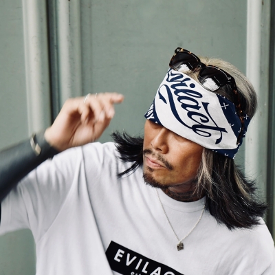 イーブルアクト フラッグ バンダナ