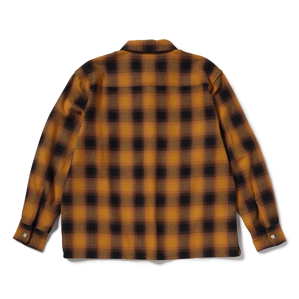 イーブルアクト チェックロンスリーブ シャツ