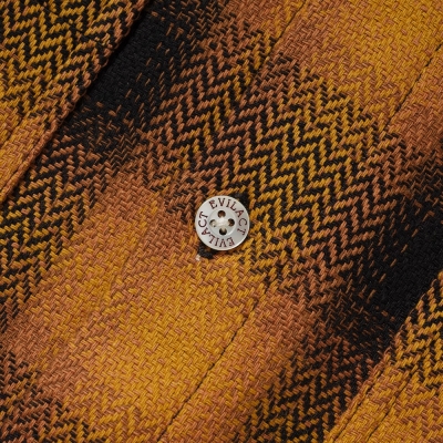 イーブルアクト チェックロンスリーブ シャツ