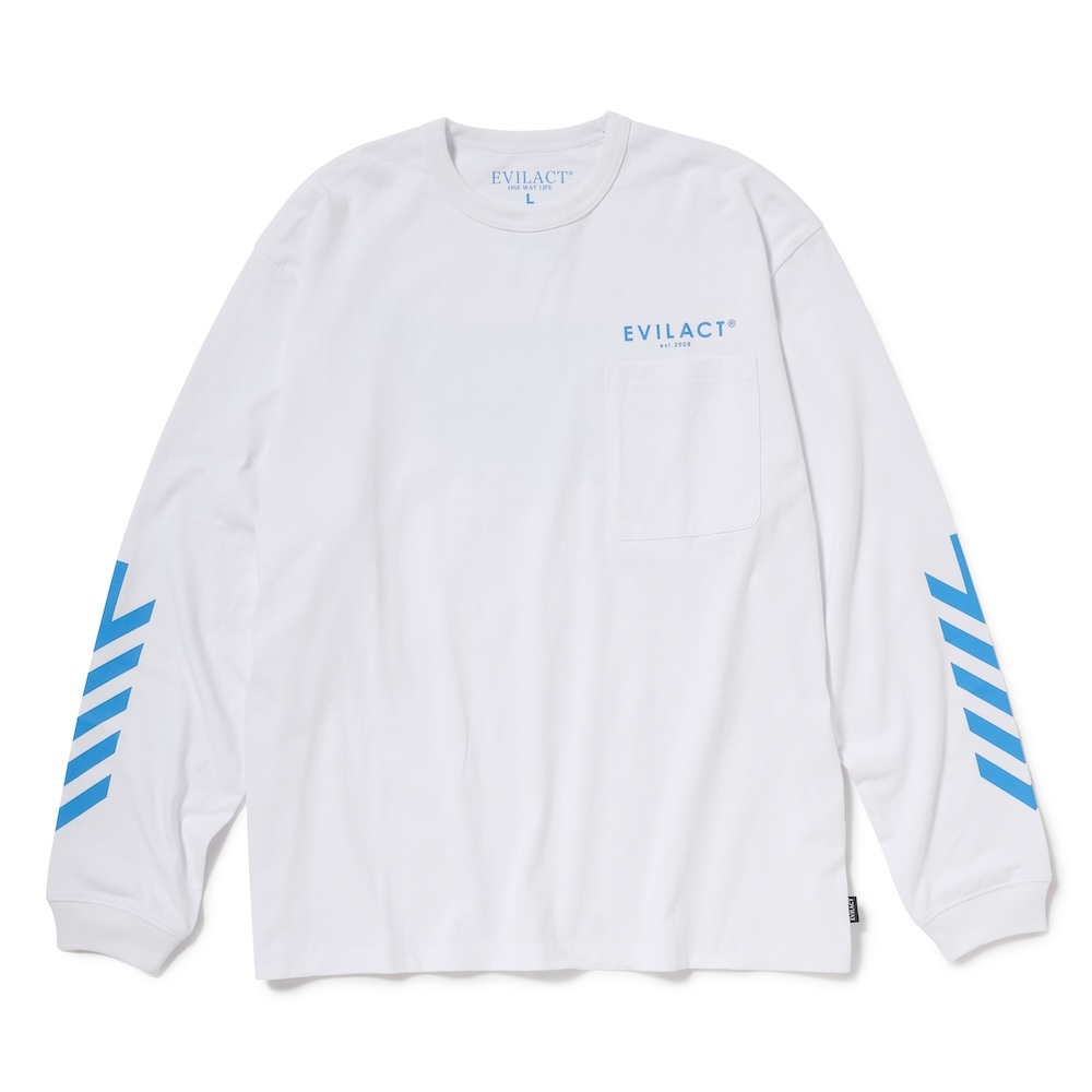 イーブルアクト フラッグロンスリーブ tシャツ