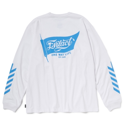 イーブルアクト フラッグロンスリーブ tシャツ