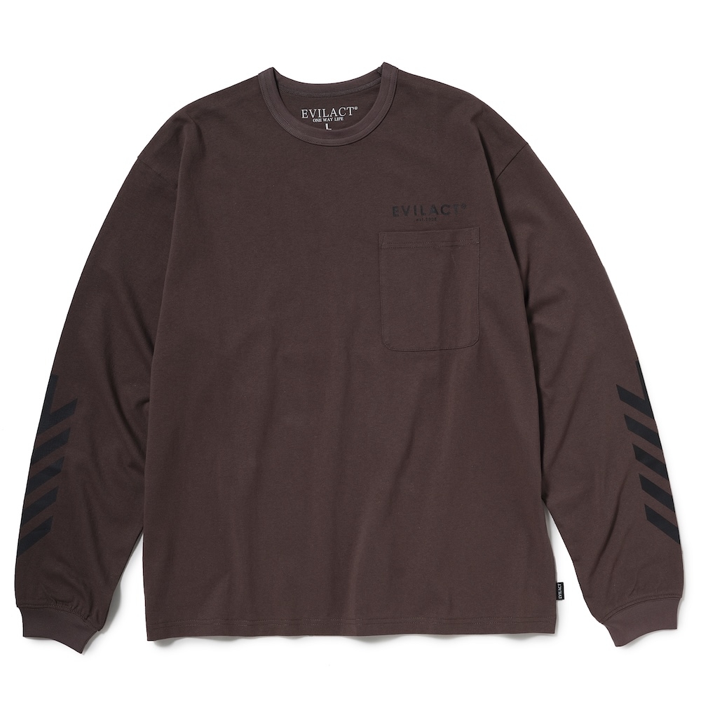 イーブルアクト フラッグロンスリーブ tシャツ