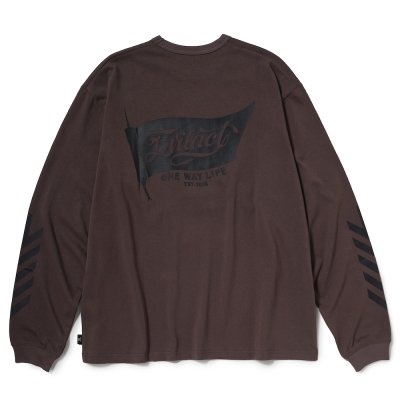 イーブルアクト フラッグロンスリーブ tシャツ