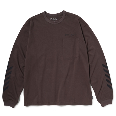 イーブルアクト フラッグロンスリーブ tシャツ