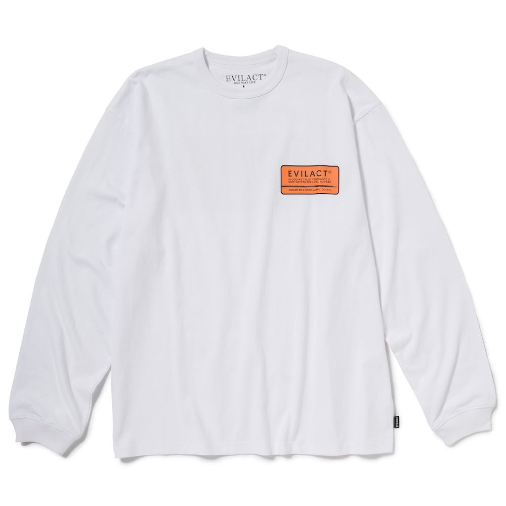 イーブルアクト ボックスロンスリーブ tシャツ