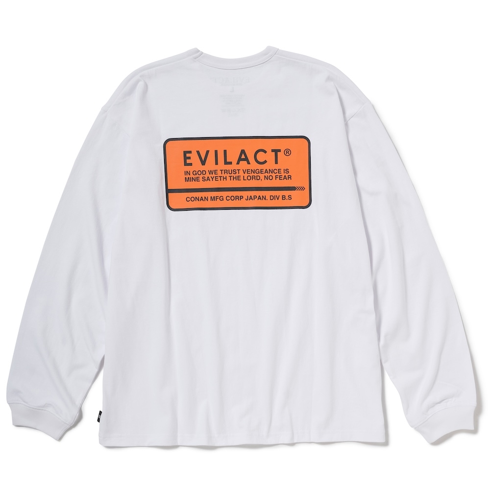 イーブルアクト ボックスロンスリーブ tシャツ