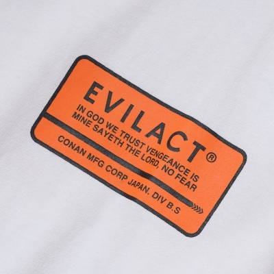 イーブルアクト ボックスロンスリーブ tシャツ