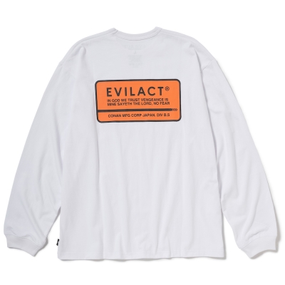 イーブルアクト ボックスロンスリーブ tシャツ