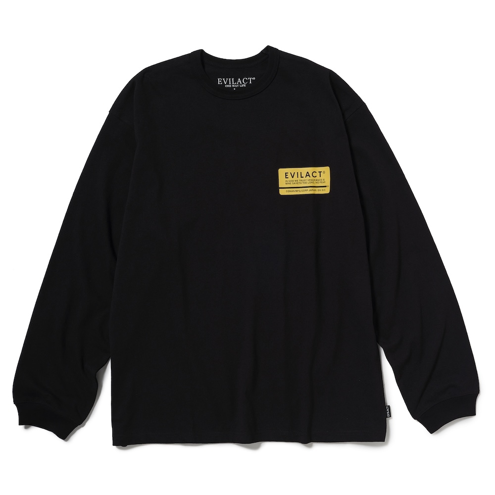 イーブルアクト ボックスロンスリーブ tシャツ