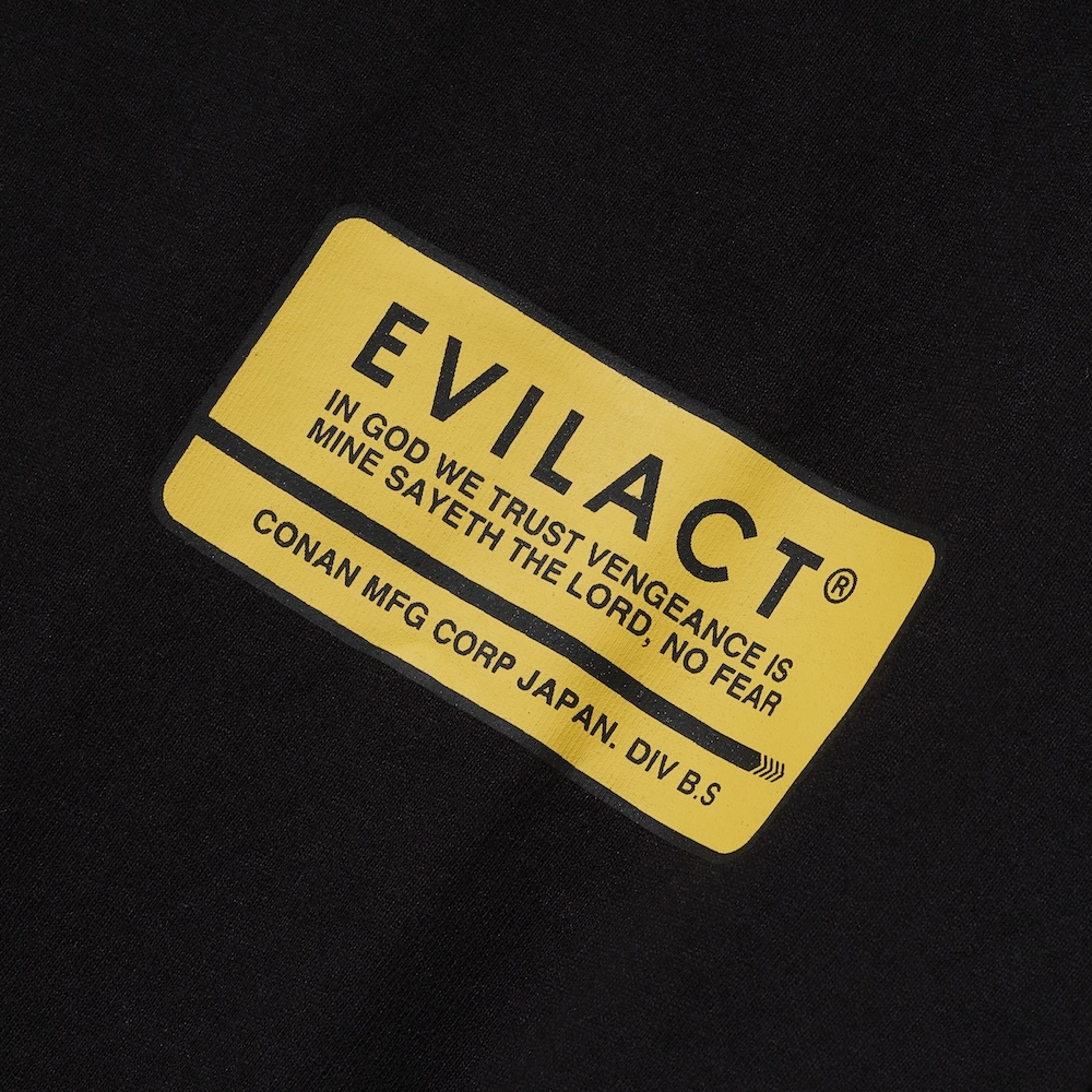 イーブルアクト ボックスロンスリーブ tシャツ