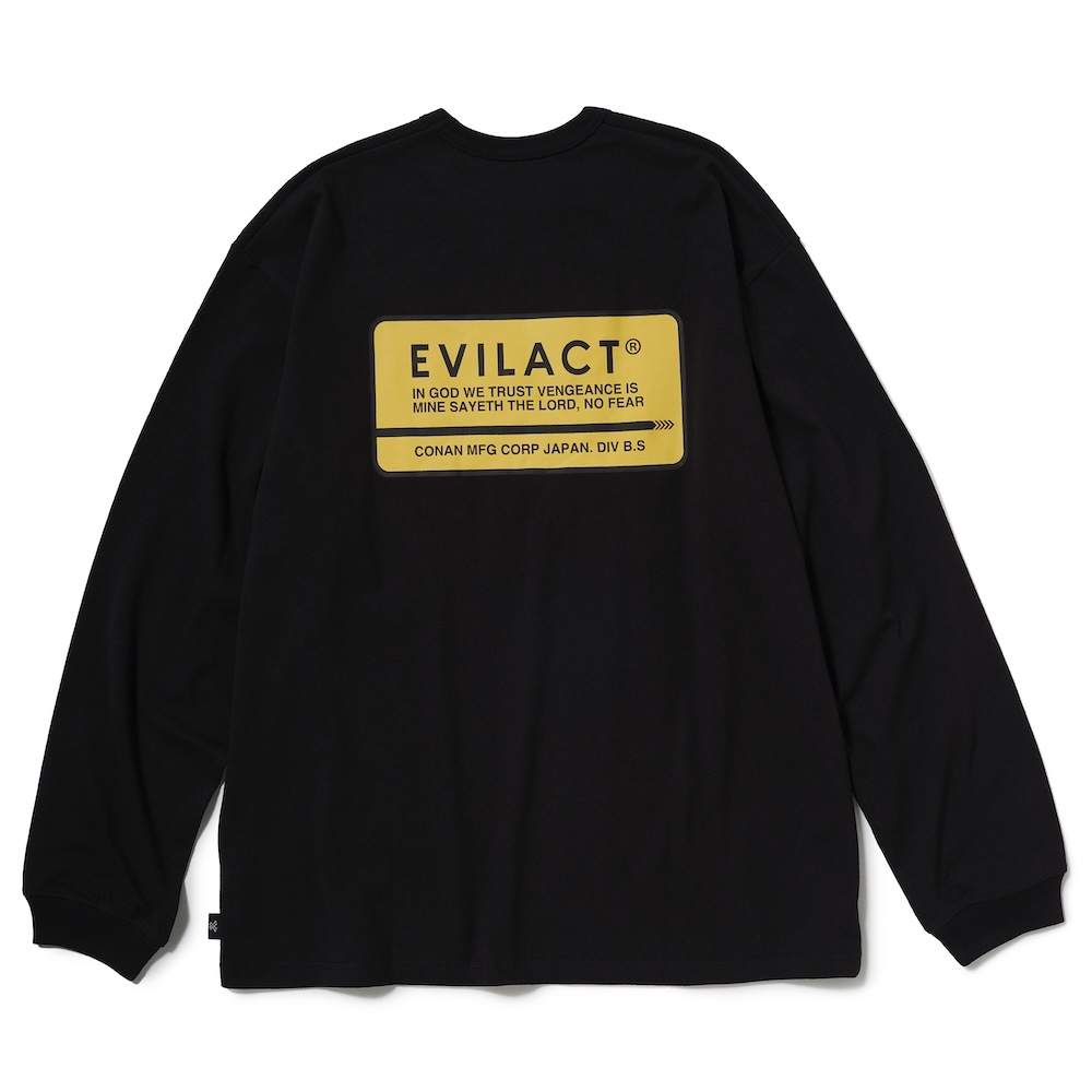 イーブルアクト ボックスロンスリーブ tシャツ