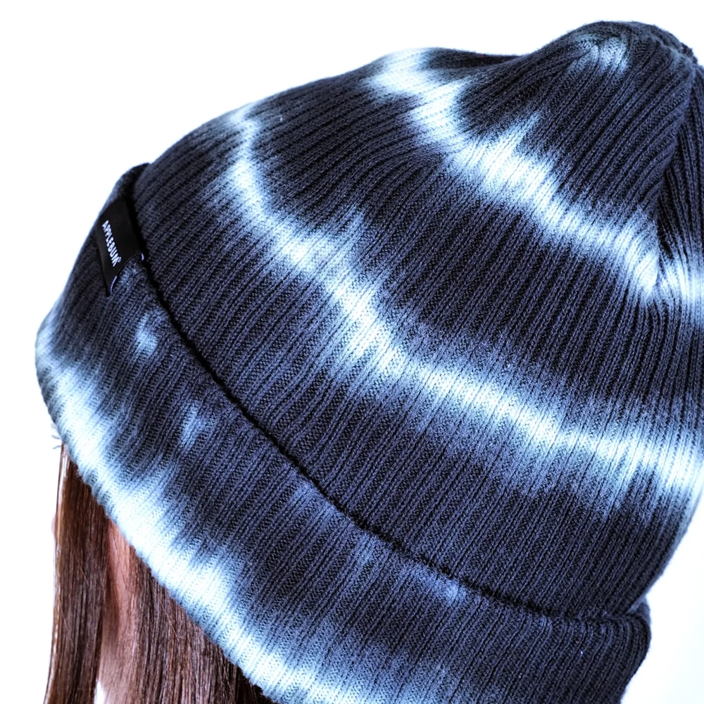 アップルバム ボーダー タイダイ ニット キャップ